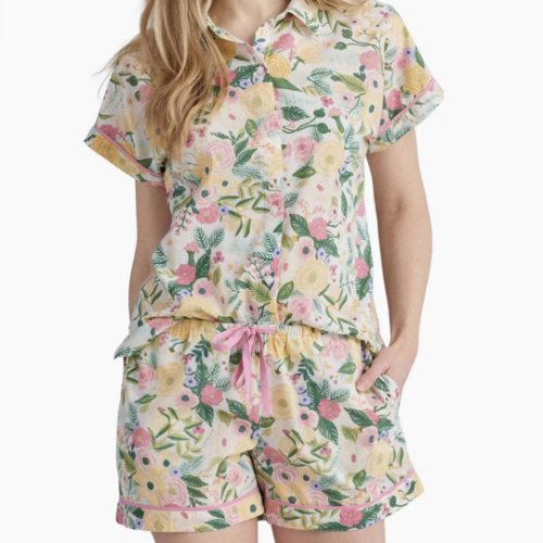 Garden Party Voile Button Front Short Set | Rifle Paper Co.