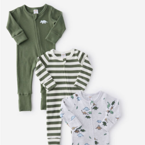 The 3Pk Remi Long Sleeve Zip Romper