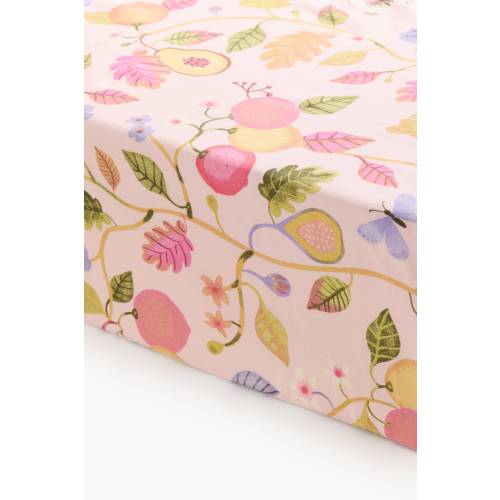 PATTERNED COTTON FITTED SHEET