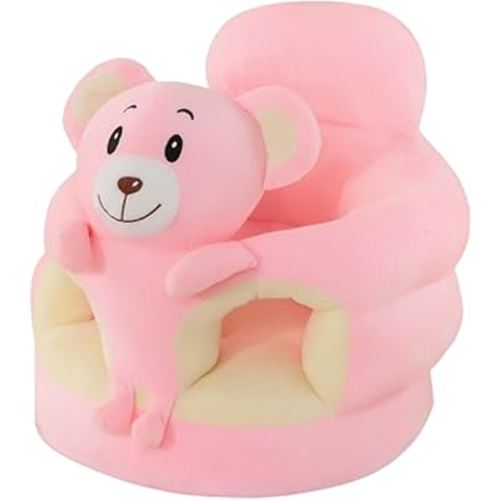 Generic Baby Sit Up Chair Cartoon Animals Plush Sofa Chair Toddler Baby Learn to Sit (8)