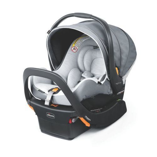 Chicco KeyFit Max Zip ClearLux Infant Car Seat - Verona: Rear Facing, No-Rethread Harness, Fits 3 Across, Baby Seat Insert