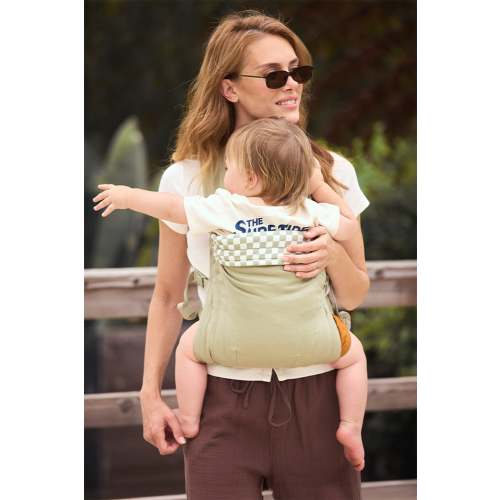 Sage Chequer Soft Carrier