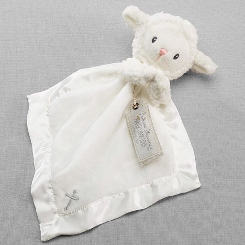 Baby Aspen Bedtime Blessings Lamb Lovie – Christening Gift