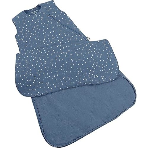 GUNAMUNA günamüna Unisex Baby, Toddler Wearable Blanket, Sleeping Bag Bamboo Rayon, Sleep Sack with Diaper Zipper, 1.0 TOG