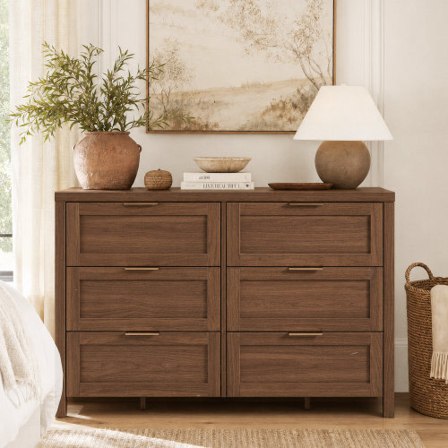 Gracie Oaks Allenside 6 - Drawer Dresser & Reviews | Wayfair