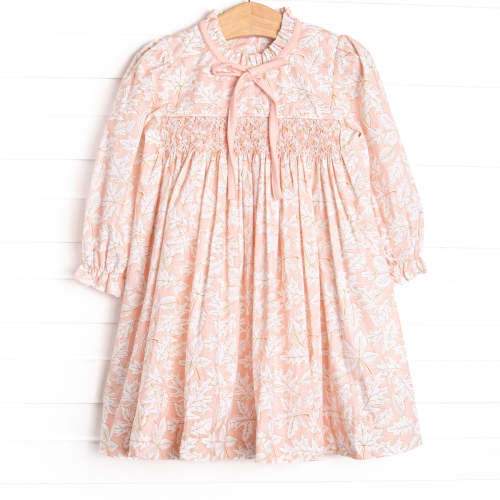 Crisp Autumn Air Smocked Dress, Pink – Stitchy Fish