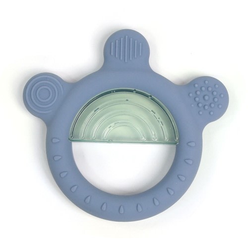 Little Rawr Silicone Teether Paw/Blue