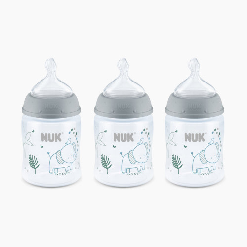 NUK Smooth Flow Anti-Colic Bottle - Elephant, 5 Oz, 3