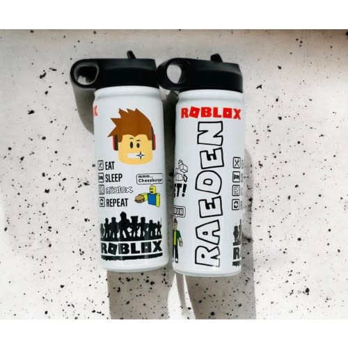 Personalized Roblox Tumbler: Stainless Steel Gaming Water Bottle