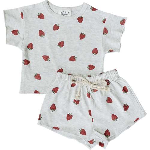 Strawberry Short Set | Little Joy Co.
