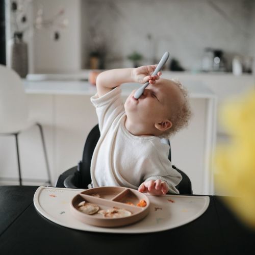 Silicone Feeding Spoons Daffodil One Size