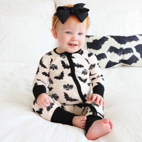 Scaredy Bats Convertible Zip Romper – Pcastbaby