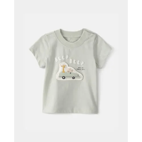 Baby Critter Road Trip Graphic Tee - Green | Carter's