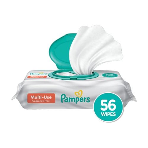 Pampers Baby Wipes Multi-Use Fragrance Free 9X Pop-Top Packs 504 Count
