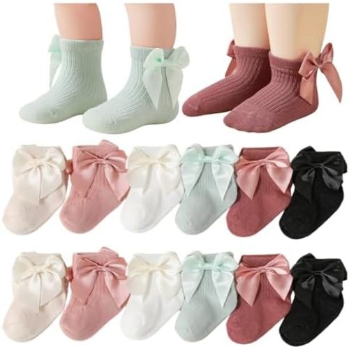 Newborn Cuff Socks Baby-girls Socks Infant Toddler Crew Ankle Sock