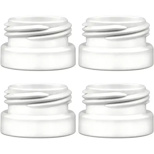 Maymom Bottle Thread Changer Compatible with Spectra 9 Plus S1 S2 Flange, Maymom Widemouth/Avent Flange, Compatible with Lansinoh Mam Pigeon Bottle; 4pc/pk