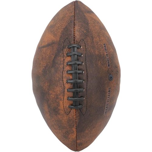 JTLB Training Football Size 9 PU Comfort Grip Vintage Design Sports Ball with Enhanced Elasticity, Composite Leather Footballs for Game Match, Training and Recreational Play, JTLBi6g1edqm07