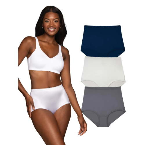Vanity Fair Radiant Women's Underwear - Undershaper Panties, High Waist, Light Control Shaping, 3-Pack, Sizes S-5XL