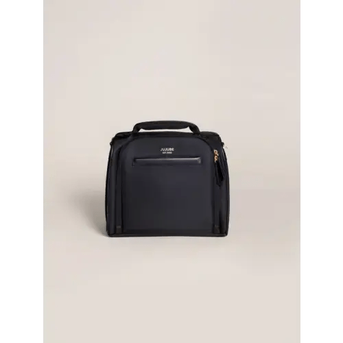 JuJuBe Signature Insulated Washable Lunch Bottle Bag - Black