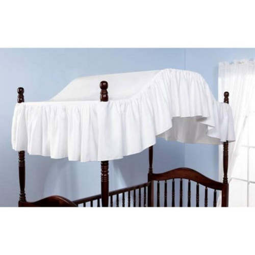 Crib Canopy Bedding - White Eyelet Canopy