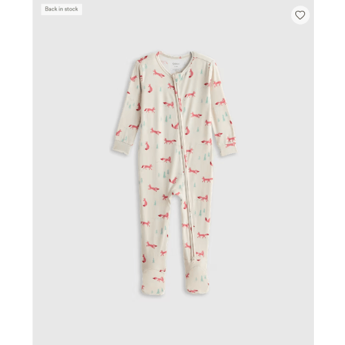 Bamboo Footie Pajama - Quince