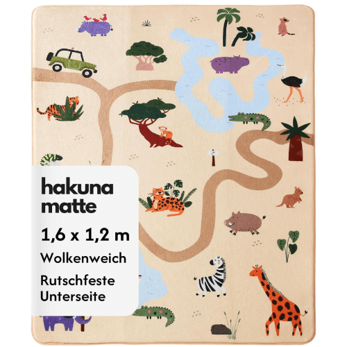 Cloud Soft Mat Baby 160 x 120 x 1.5 cm | Nursery rug with high-quality high-density polyurethane – baby crawling mat with non-slip underside : Amazon.de: Baby Products