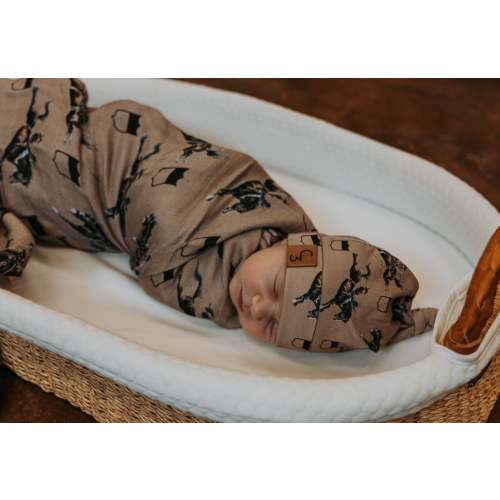 Rodeo Broncs Bamboo Muslin Swaddle – Cowkid Clothing Company