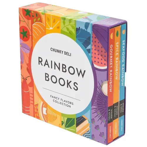 Gourmet, Spice & Seafood Rainbow Books