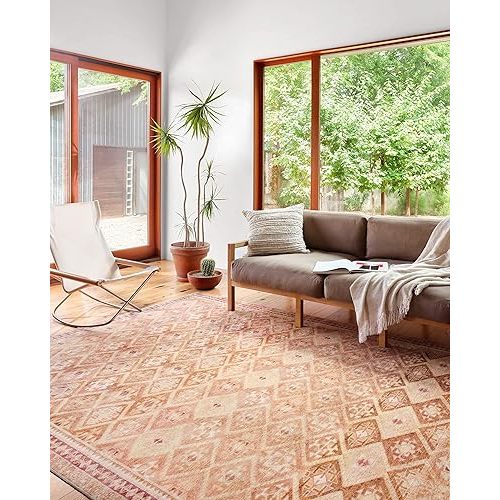 Loloi Layla Collection Thick Area Rug, Soft, Durable, Non-Shedding, Easy Clean, Living Room Rug