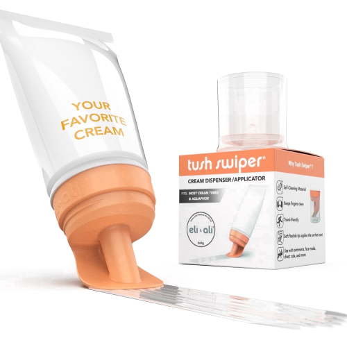 Eli & Ali Tush Swiper Diaper Rash Cream Dispenser/Applicator for Newborns - Orange