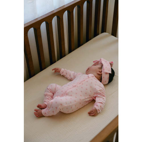 Pénélope Organic Cotton Growsuit - Pink – MYLA JANE
