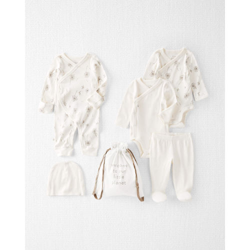 Baby 6-Piece Organic Cotton Hand-Picked Gift Set