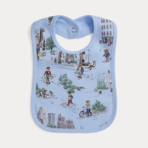 Polo Bear Cotton Interlock Bib