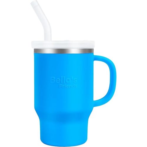 Sippy Cups for Toddlers 1-3, Spill-Proof 9oz Stainless Steel Toddler Tumbler with Handle, Leak‑Proof Baby Straw Cups, My First Tumbler, Birthday Gifts for 1 Year Old Girls Boys, BPA-Free, 1 Pack