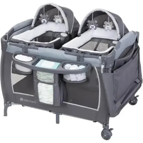 twin bedside bassinet - Google Search