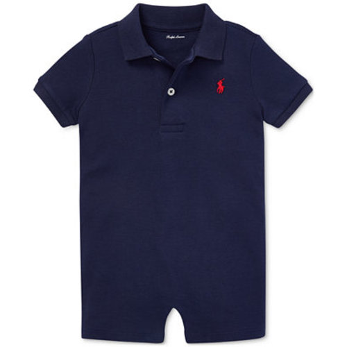 Baby Boys Cotton Short Sleeved Polo Shortall