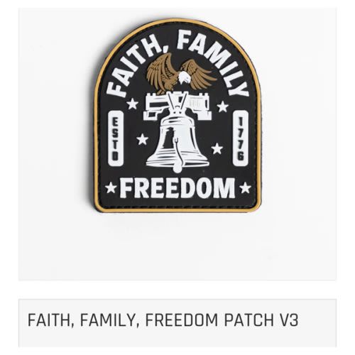 Faith Family Freedom Patch V3 by TBG – Tactical Baby Gear