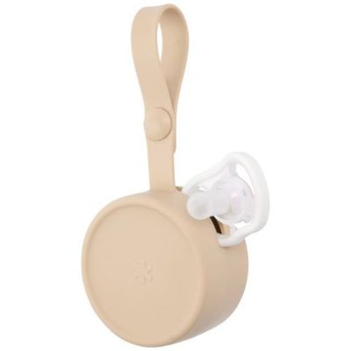 Skip Hop Silicone Baby Pacifier Holder Case - Oat: BPA-Free