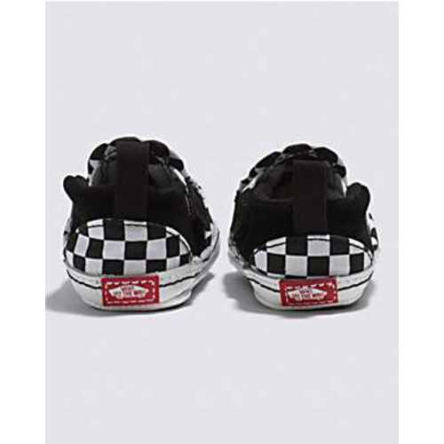 Infant Slip-On V Crib Checker Shoe