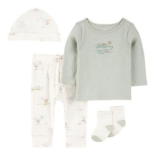 Baby Boys Carter's 4-pc. Alligator Top, Pant, Hat & Socks Set