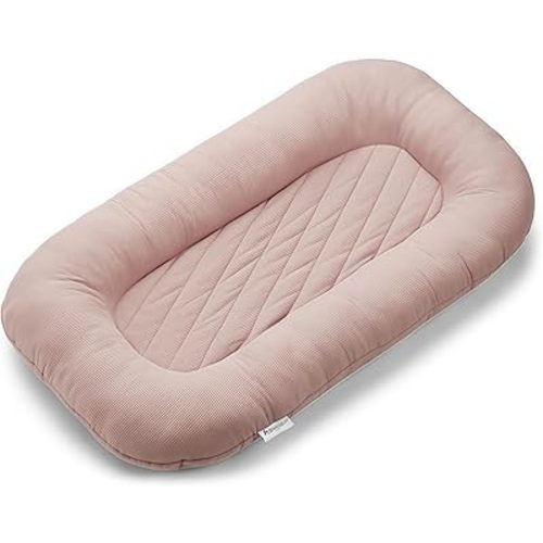 Oversize Baby Lounger for Newborn - 0-12 Months Infant Lounger Breathable Cotton Baby Nest Lounger Playtime Mat for Infant Essentials Baby Shower Gifts (Pink)