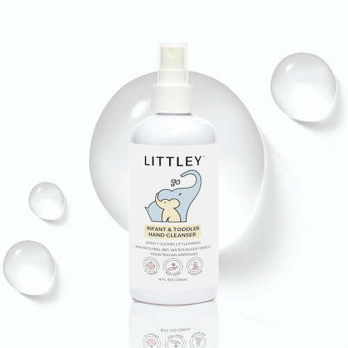 Littley Hand Cleanser, Hypochlorous Acid, Gentle, Alcohol-Free, 8oz Spray