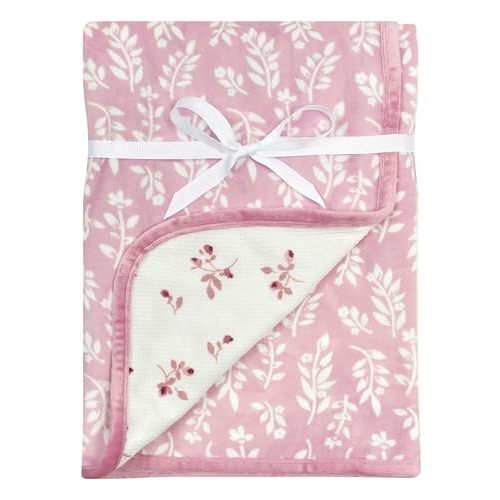 Modern Moments by Gerber Cozy-Soft Unisex Baby Blankets - Multi-use for Baby, Baby Essentials