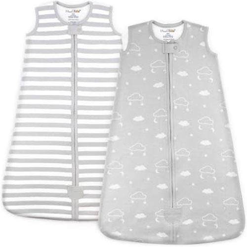 Organic Cotton Baby Wearable Blanket 2.5 TOG Winter Sleep Sack 0-6 Months
