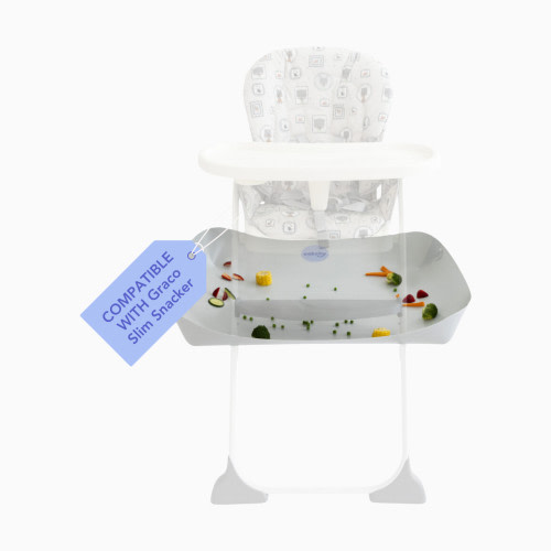 Catchy Food Catcher for High Chairs - Grey, For Graco Slim Snacker