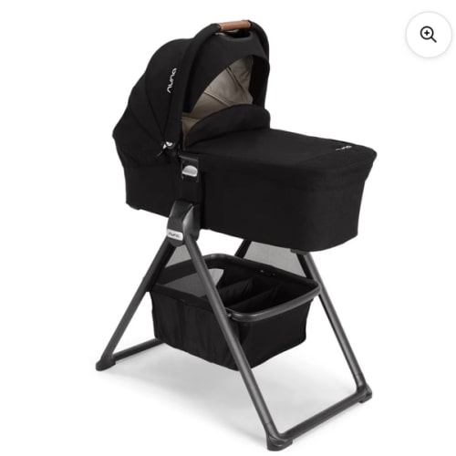 Nuna MIXX Bassinet + Stand in Caviar