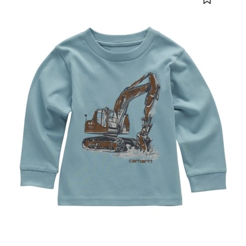 Carhartt Toddler Boys' Stillwater Construction Long Sleeve Graphic T-Shirt