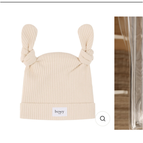 Double Knot Beanie - Cream
