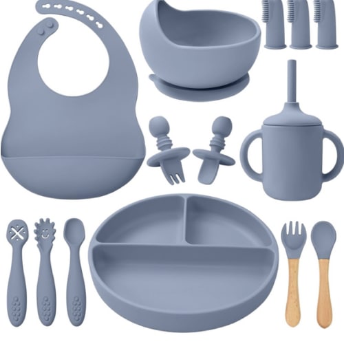 Amazon.com : plates and utensils baby