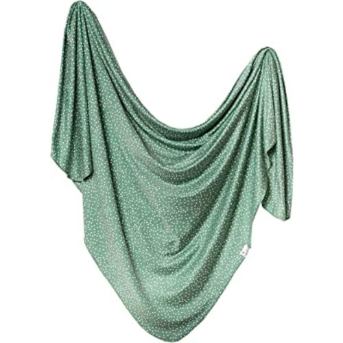 Copper Pearl Baby Swaddle Blanket - Premium Knit Baby Blanket, Large Soft Stretchy Receiving Blankets for Baby Boy and Girl, Swaddles for Newborn, Infant, and Toddler (Juniper)